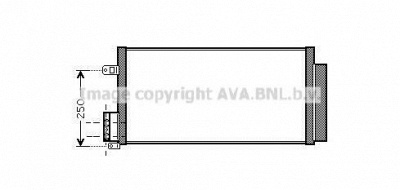 AVA QUALITY COOLING ala5116d -  Конденсатор, кондиционер